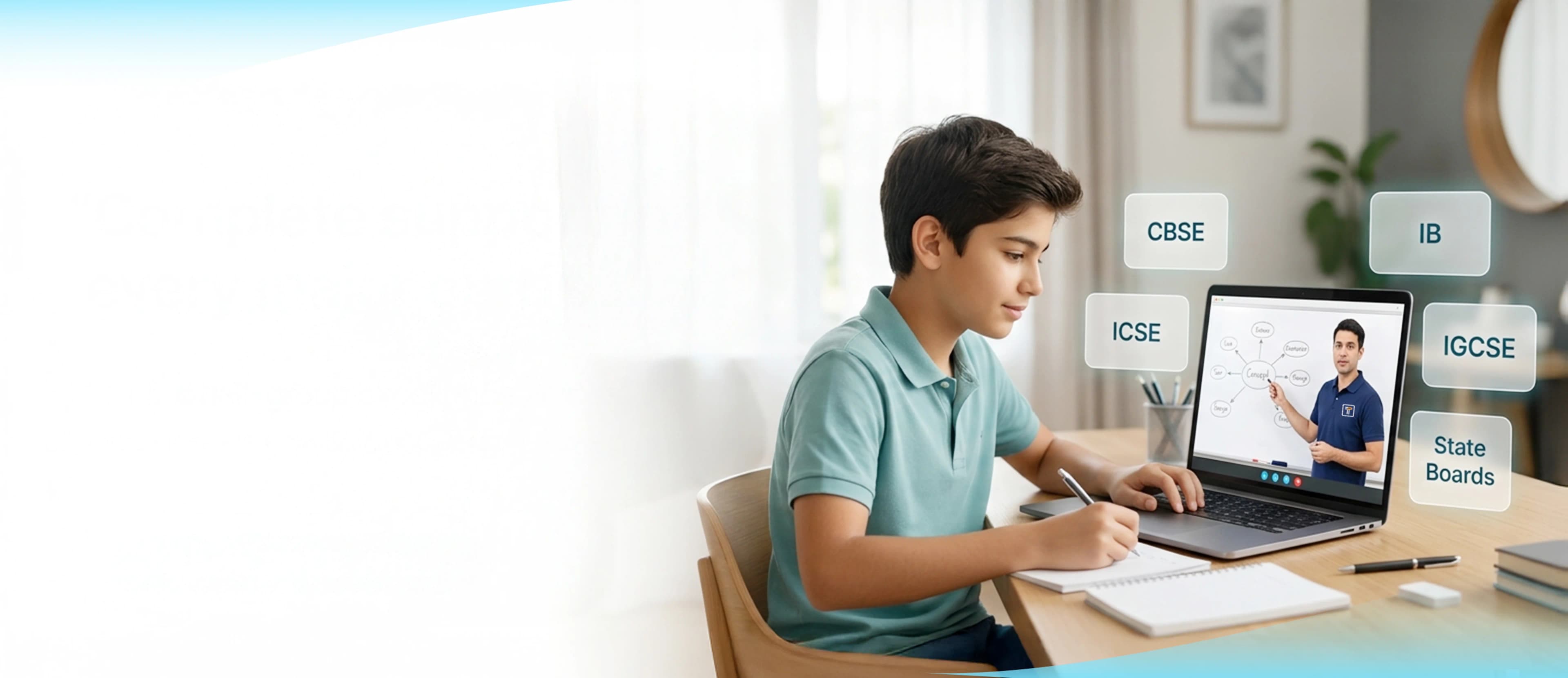 Online exam coaching for JEE, NEET, CUET, SAT, and ACT alongside coding, AI, spoken English, and Kathak classes.