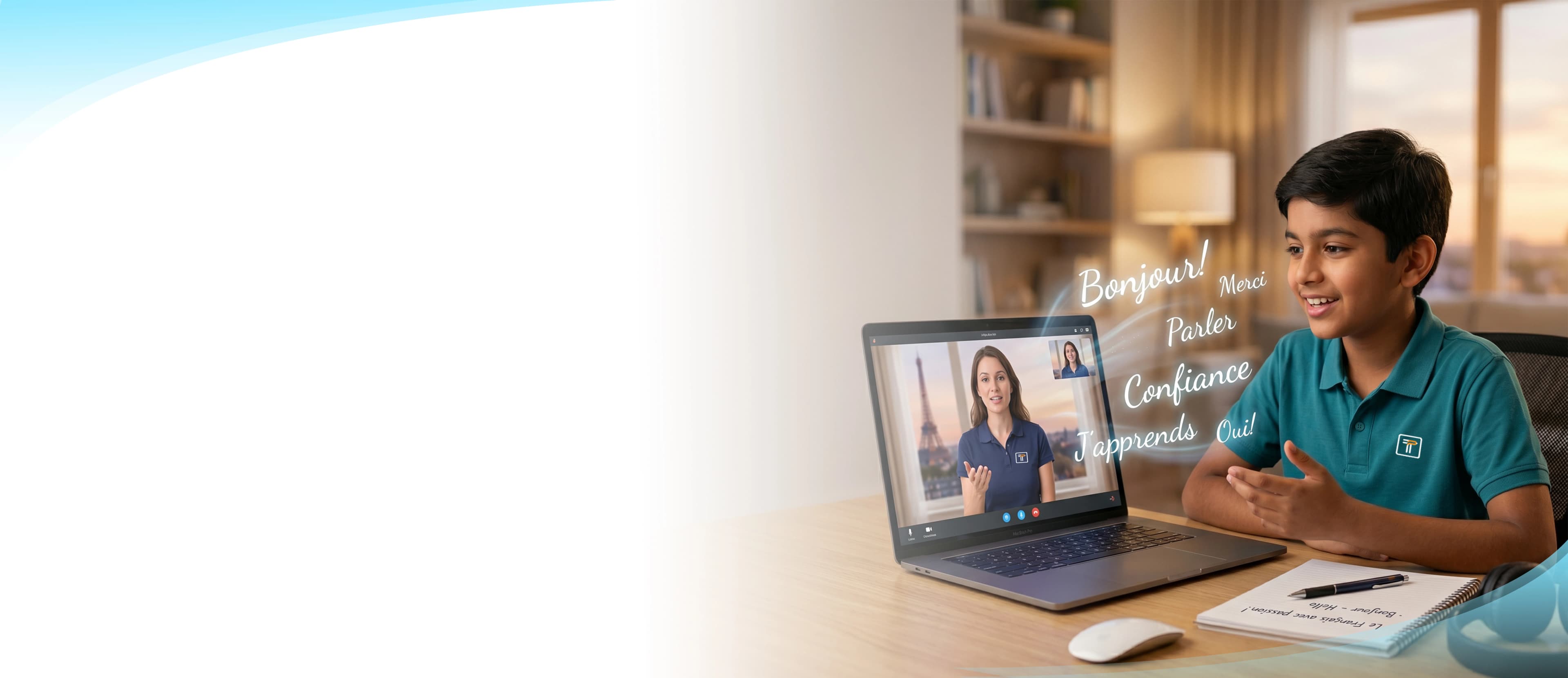 Online French classes with expert tutors on TUTRAIN.