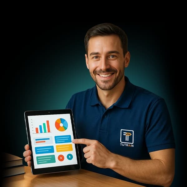 Expert online mentor teaching AI and coding to a student